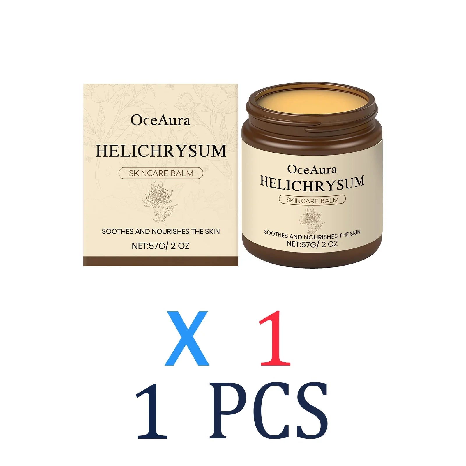 Helichrysum Soothing Skin Balm for Sensitive Dry Skin Moisturizing