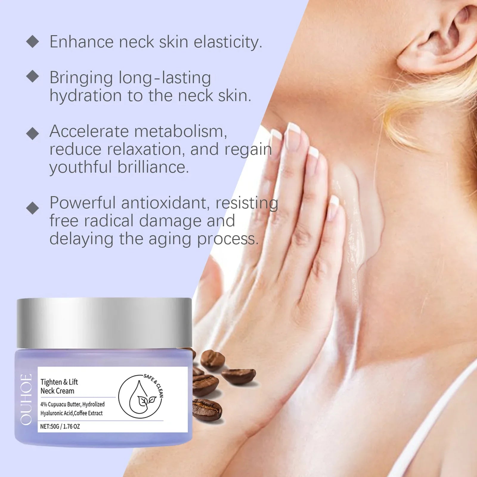 Neck Cream Anti-Aging Firming Lifting For Neck Double Chin Cream