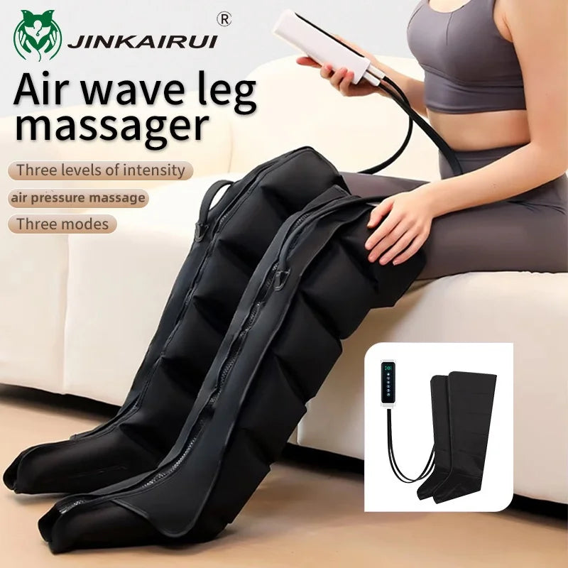 JinKairui Electric Pneumatic Leg Massager Extended Version for Deep Relaxation