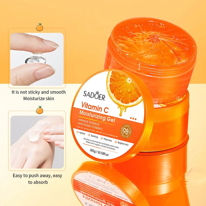 SADOER Vitamin C Moisturizing Aloe Vera Gel Facial Cream Anti Face Cream