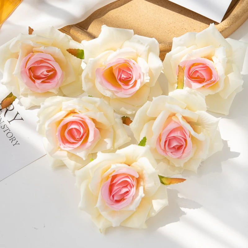 Wholesale Artificial Flowers for Scrapbook Christmas Home Decor Wedding Garden