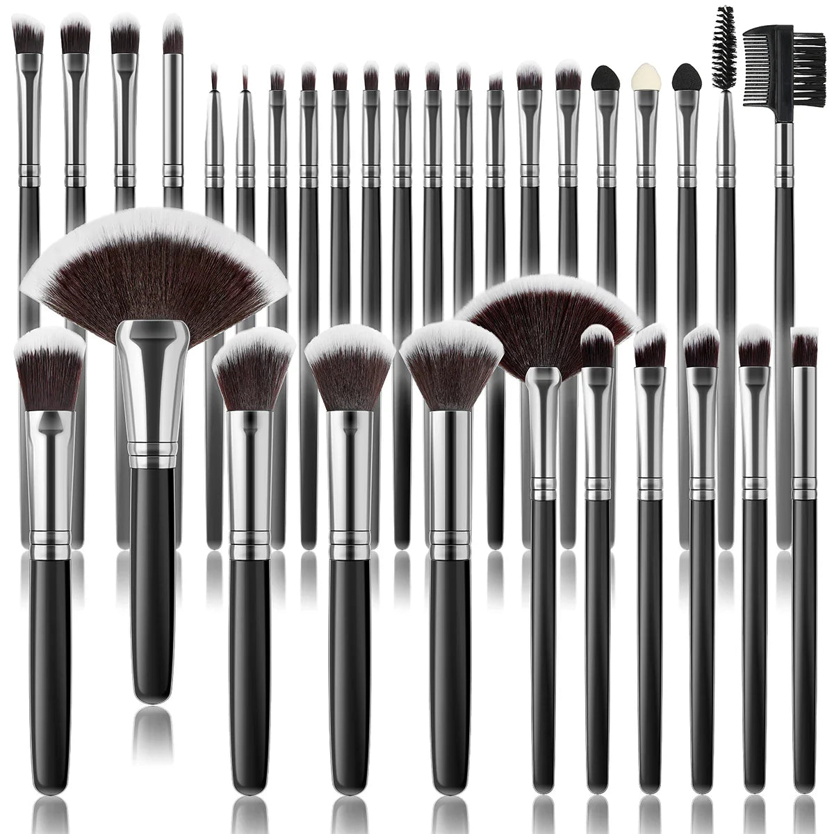 Makeup Brush Set Cosmetic Tools for Powder Eye Shadow Foundation Blush