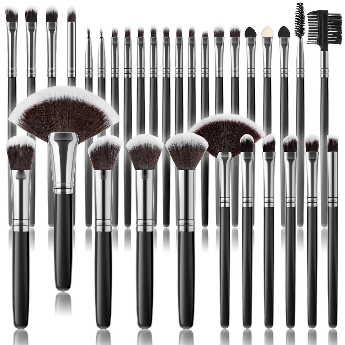 Makeup Brush Set Cosmetic Tools for Powder Eye Shadow Foundation Blush