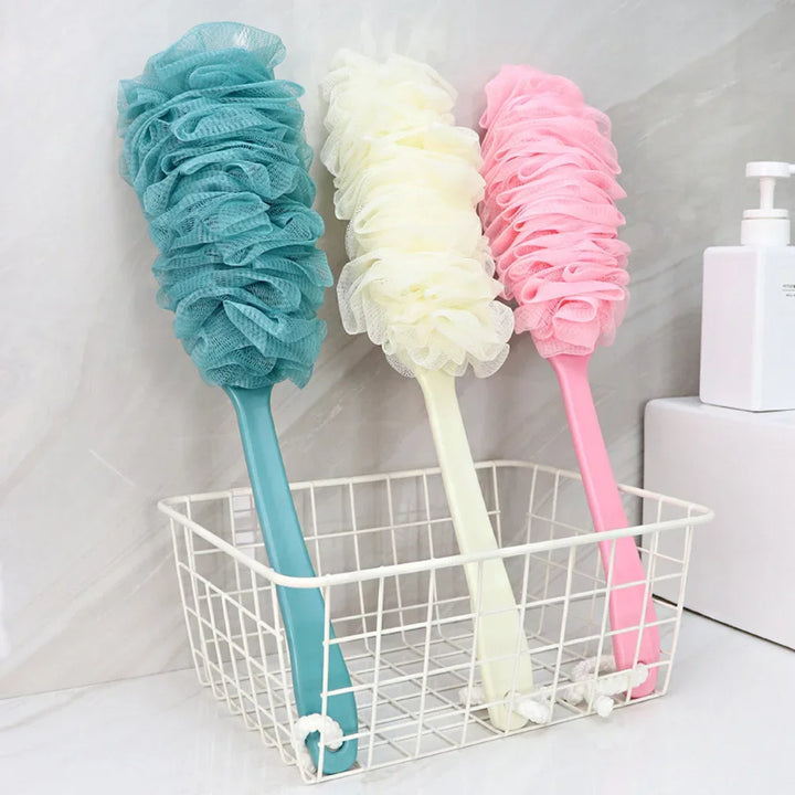 Long-handled back brush, body scrub bath brush, hanging body brush