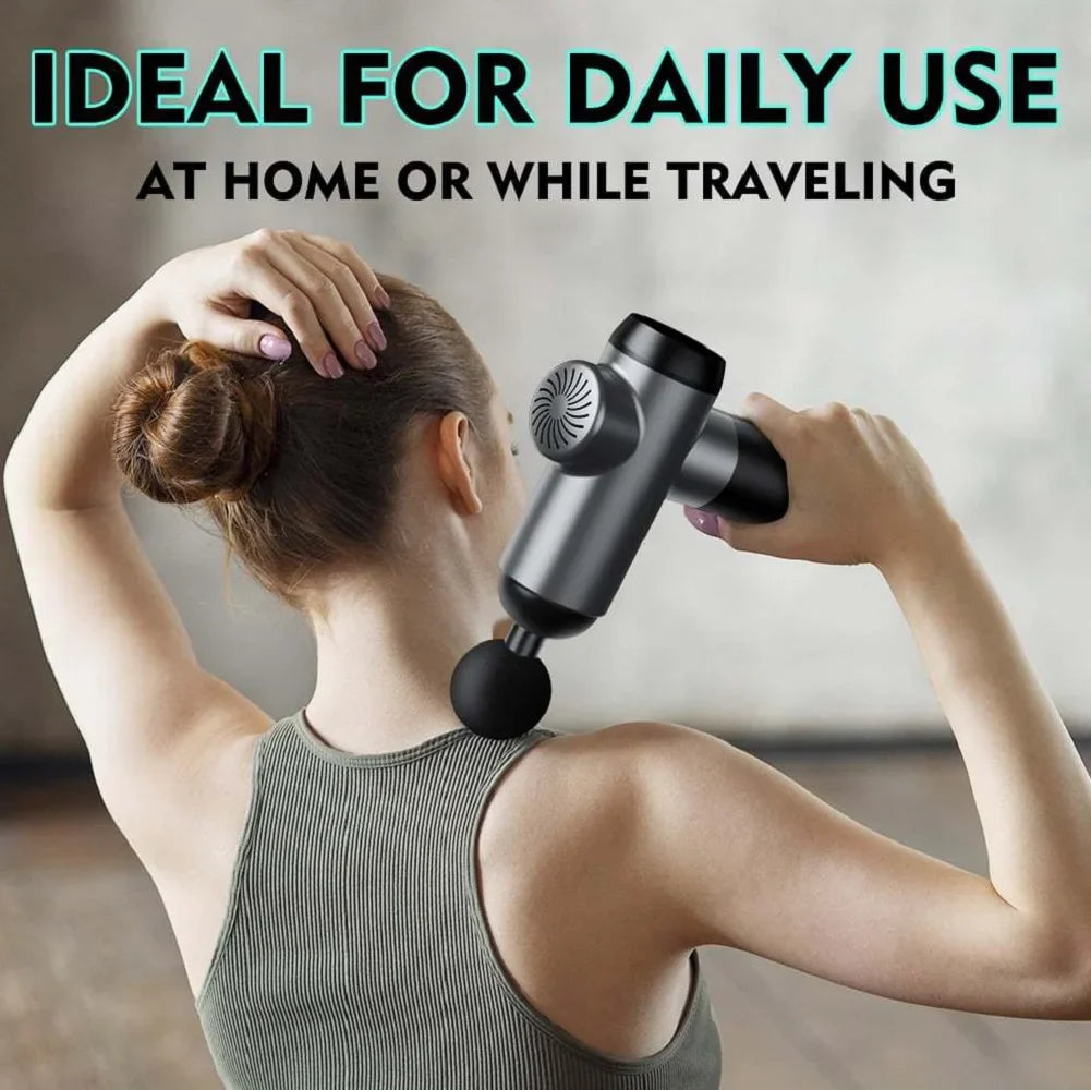 Professional Massage Gun with 8 Attachments Deep Tissue Muscle