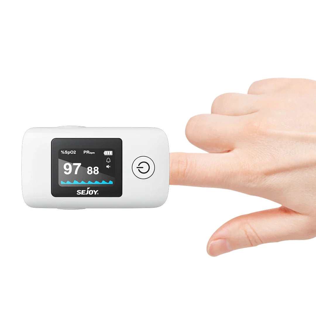 Sejoy Digital Wrist Blood Pressure Monitor,Finger Pulse Oximeter