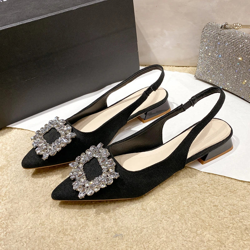 Women's Shoes French Style Baotou Sandals Women's New Small Heel