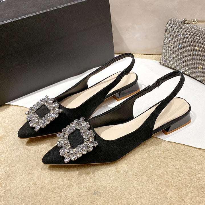 Women's Shoes French Style Baotou Sandals Women's New Small Heel