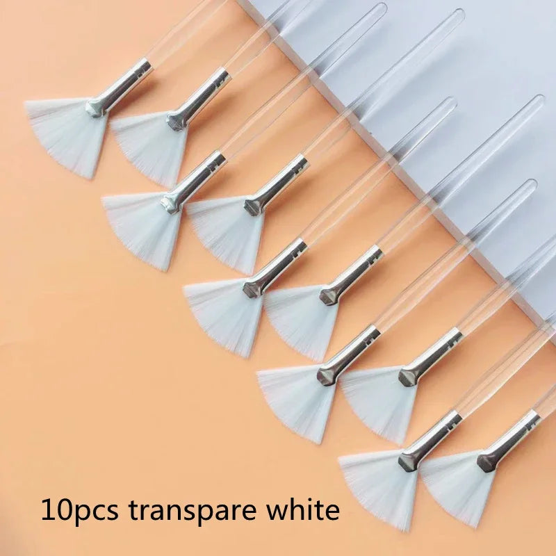 Durable Soft Fan Brush for Facials Makeup Applicator, Oil Control Facial