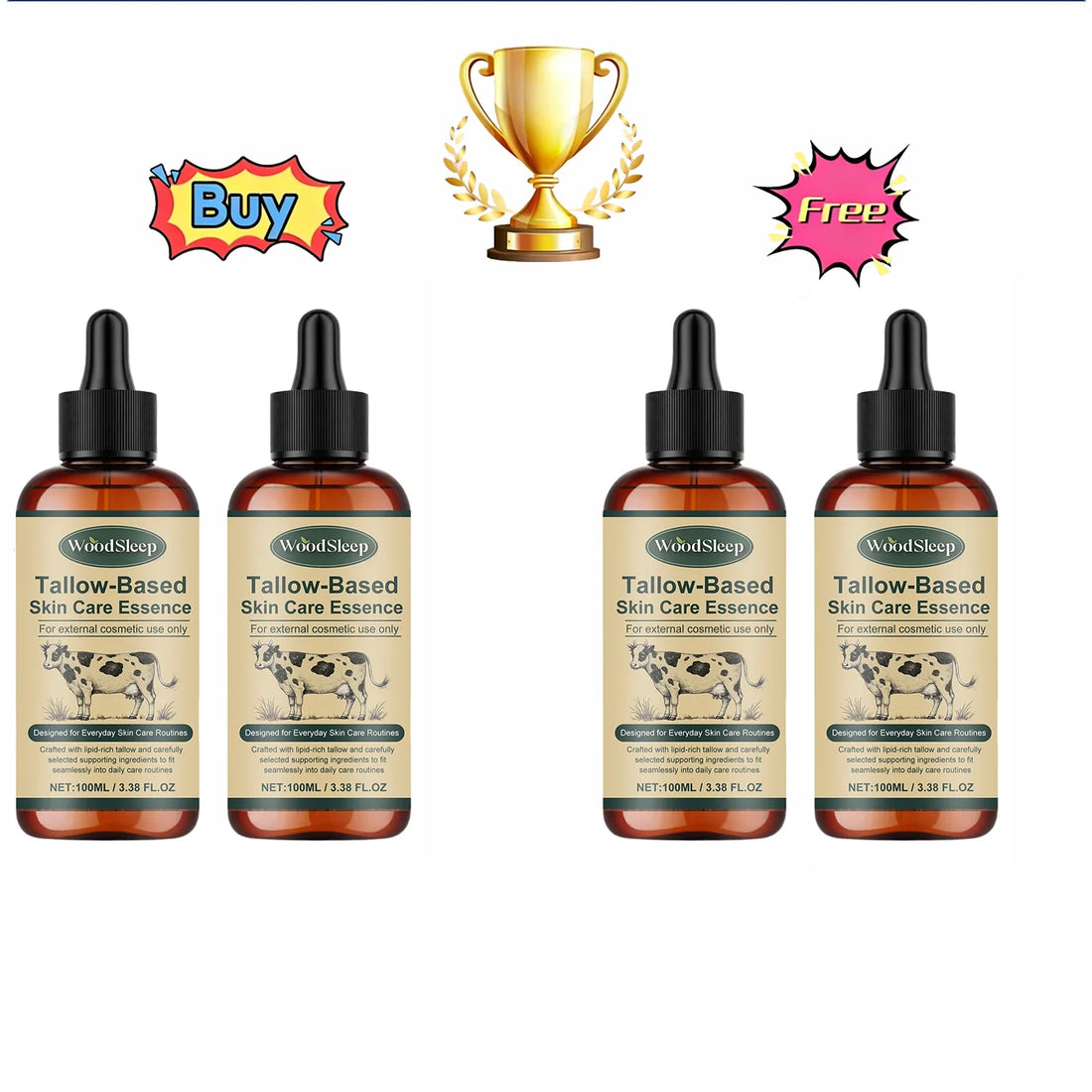 Tallow-Based Skin Care Essence Facial Moisturizing Oil