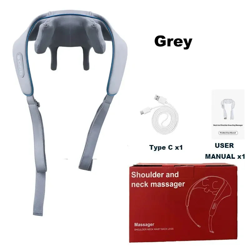 Shiatsu Neck Massager for Deep Tissue Cordless Neck and Shoulder Massager