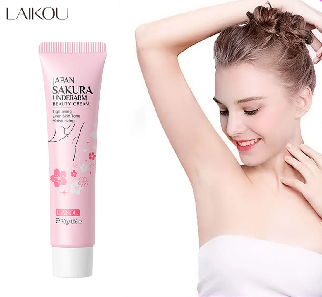 Laikou Sakura Underarm Cream Knee Buttocks Dark Skin Improve
