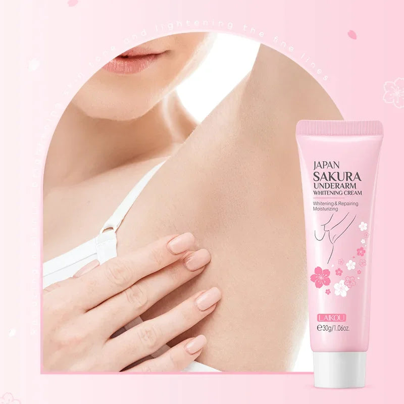 Laikou Sakura Underarm Cream Knee Buttocks Dark Skin Improve