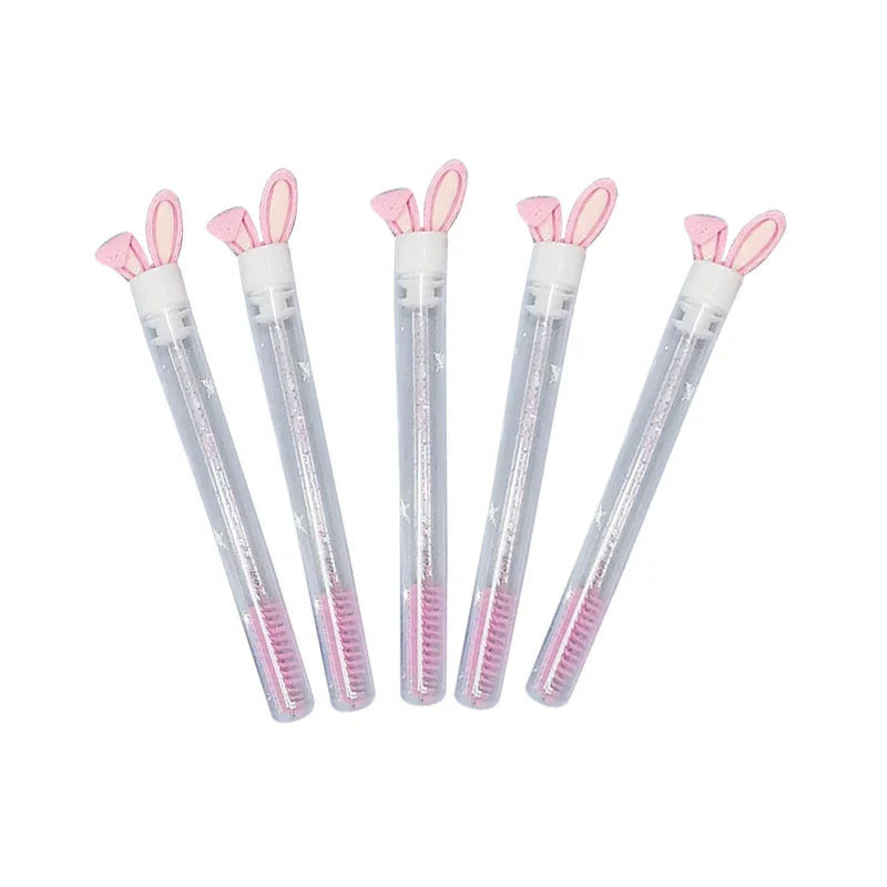 Reusable Eyelash Brush Tube Eyebrow Brush Replaceable Dustproof