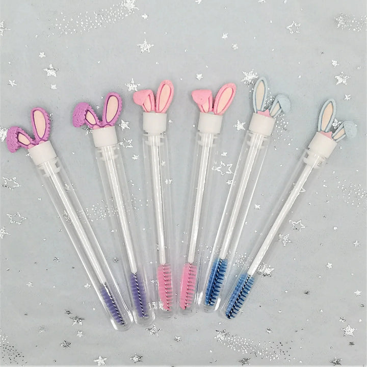 Reusable Eyelash Brush Tube Eyebrow Brush Replaceable Dustproof