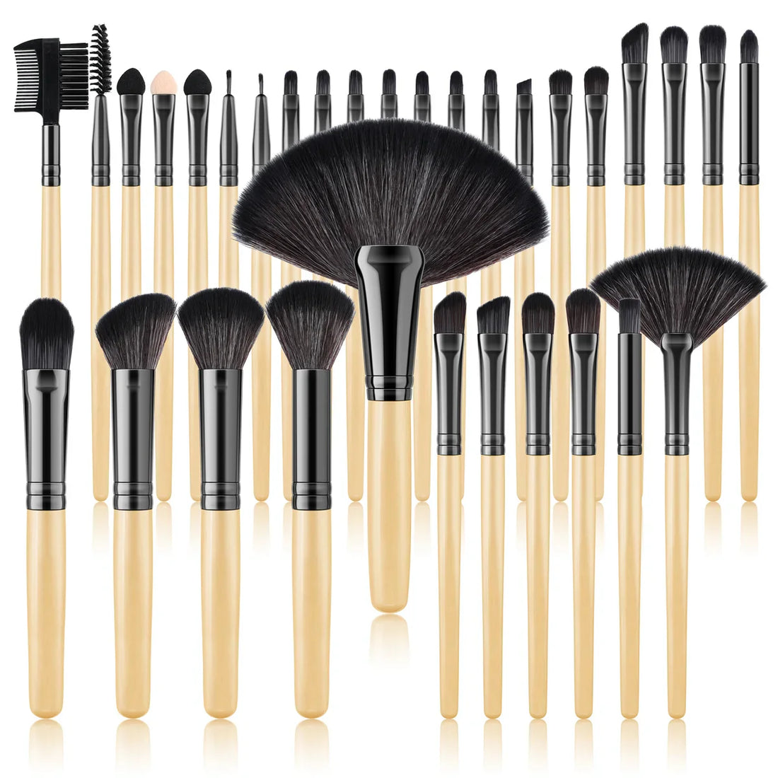 Makeup Brush Set Cosmetic Tools for Powder Eye Shadow Foundation Blush