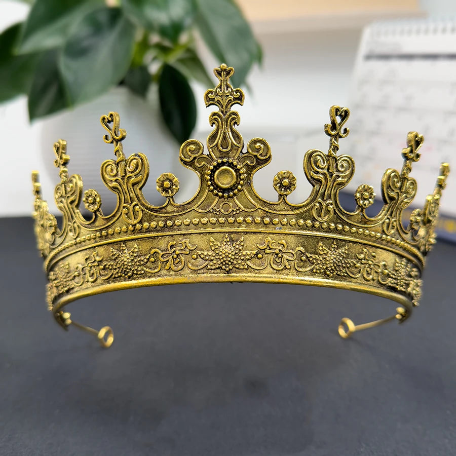 Exquisite Luxury Crown, Wedding Party Headpiece, Bride Princess Tiara