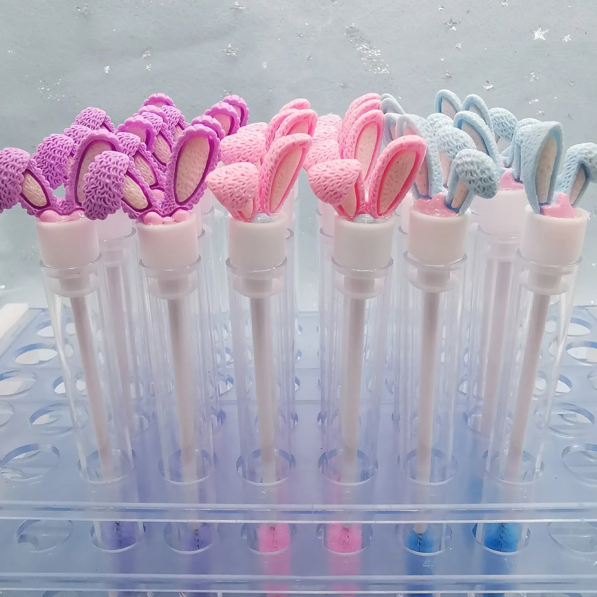 Reusable Eyelash Brush Tube Eyebrow Brush Replaceable Dustproof