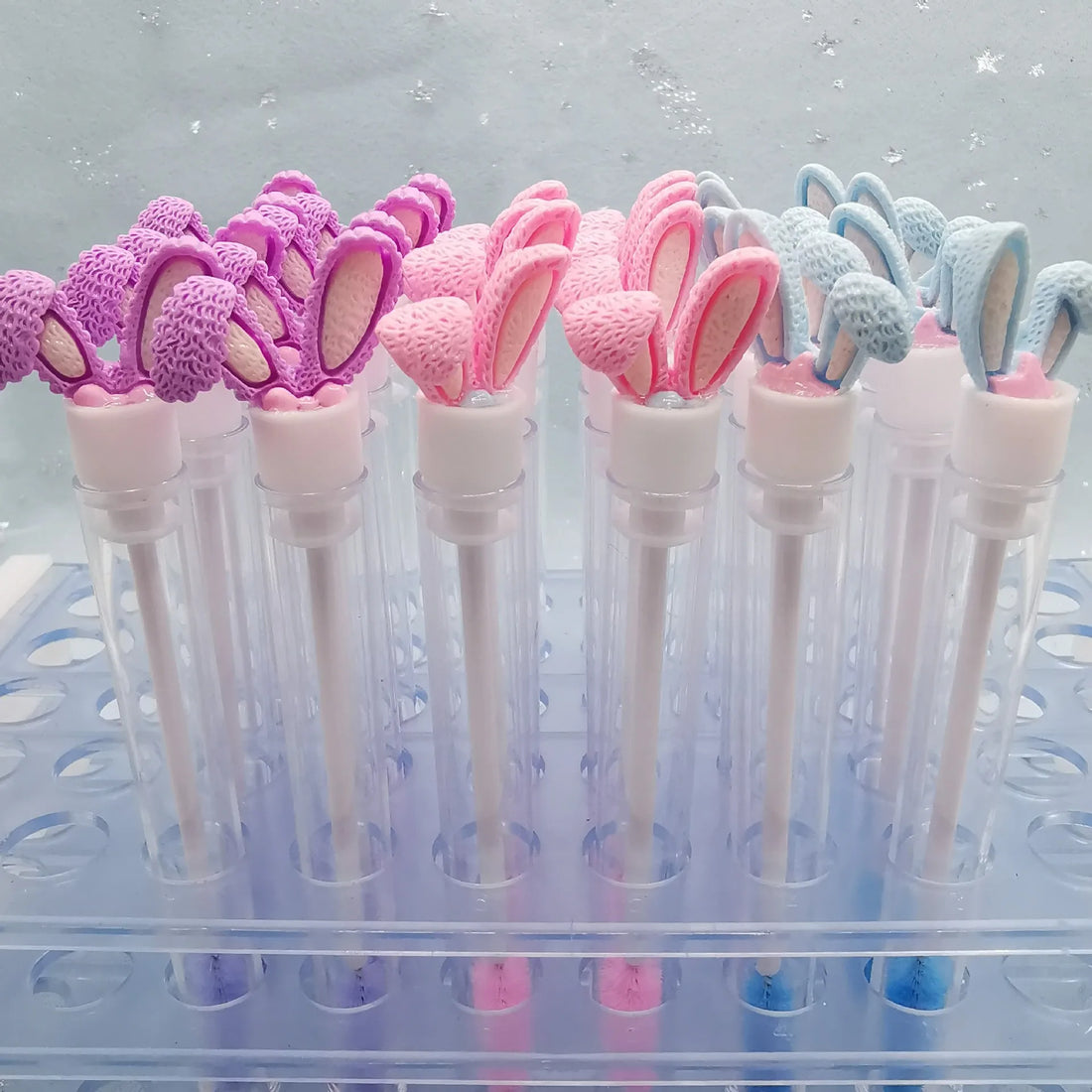 Reusable Eyelash Brush Tube Eyebrow Brush Replaceable Dustproof