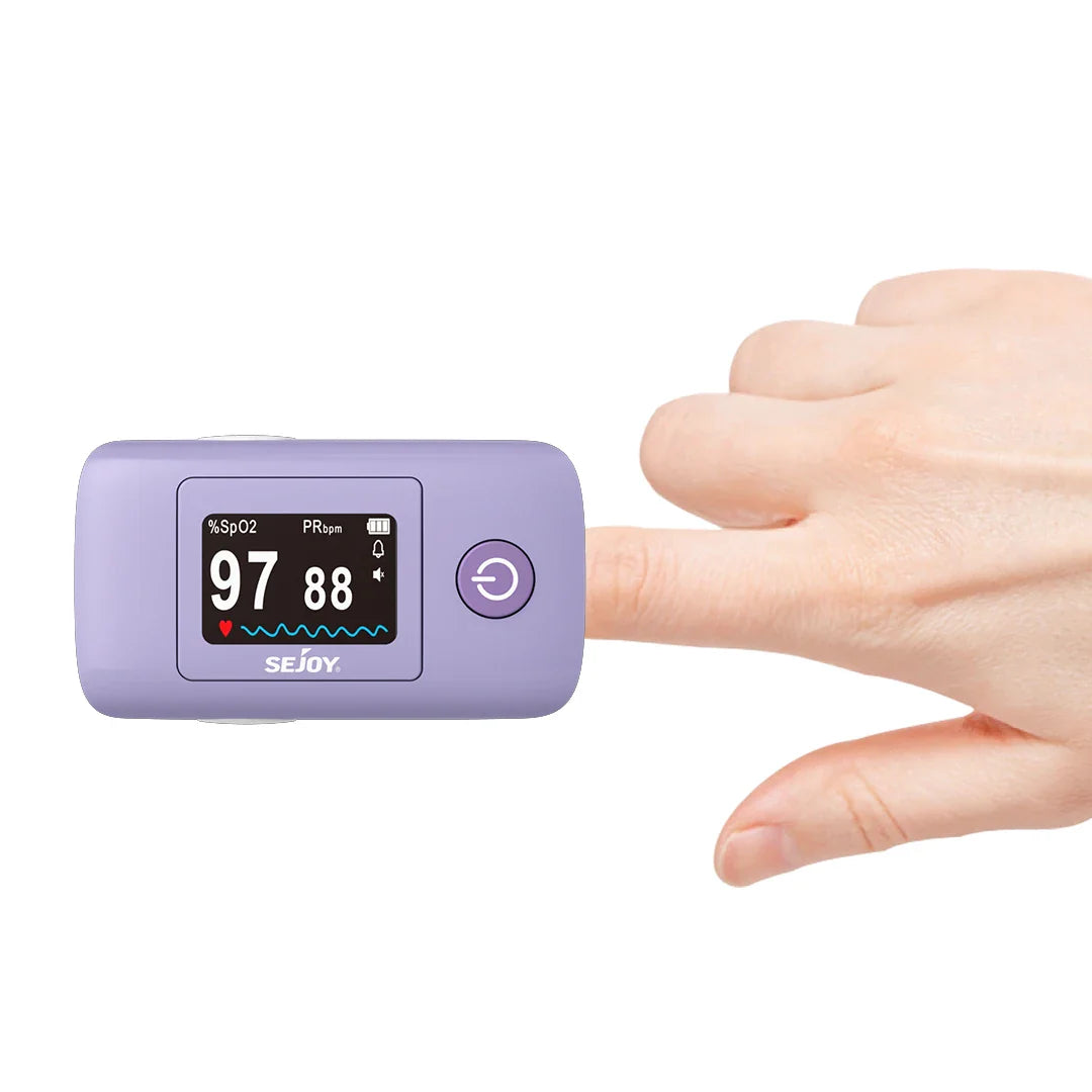 Sejoy Digital Wrist Blood Pressure Monitor,Finger Pulse Oximeter