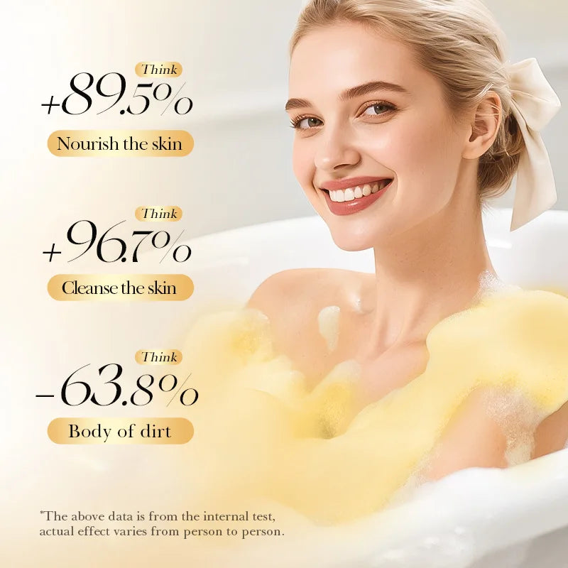 Gold Bath Salt Ball Deep Cleansing Body Bath Salt Ball for Relaxation