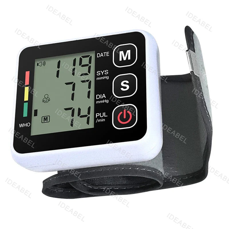 Digitlal Tensiometro Health Medical BP Sphygmomanometer Wrist cuff