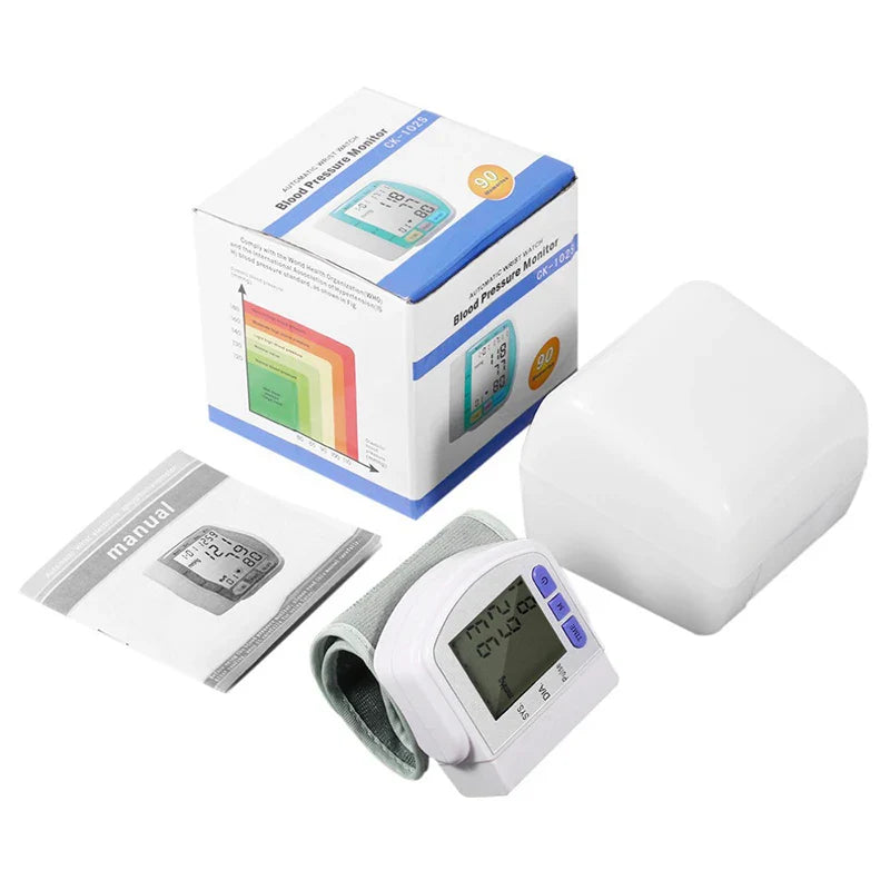 Digitlal Tensiometro Health Medical BP Sphygmomanometer Wrist cuff