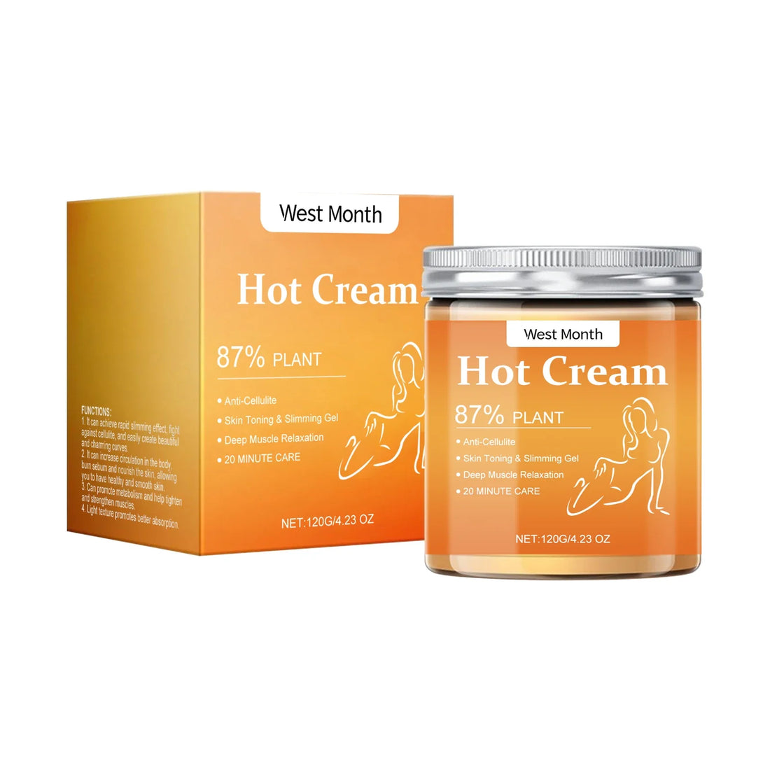 Fat Burner Weight Loss Cream Anti Cellulite Shaping Firming Arms
