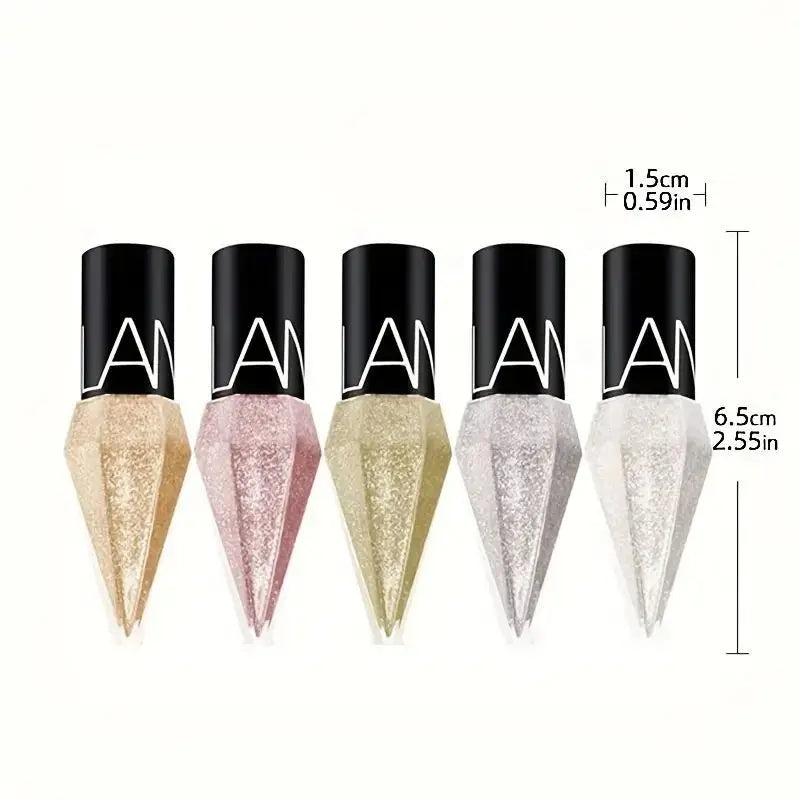 Multicolor Long-Lasting Waterproof Liquid Eyeshadow and Highlighter Easy