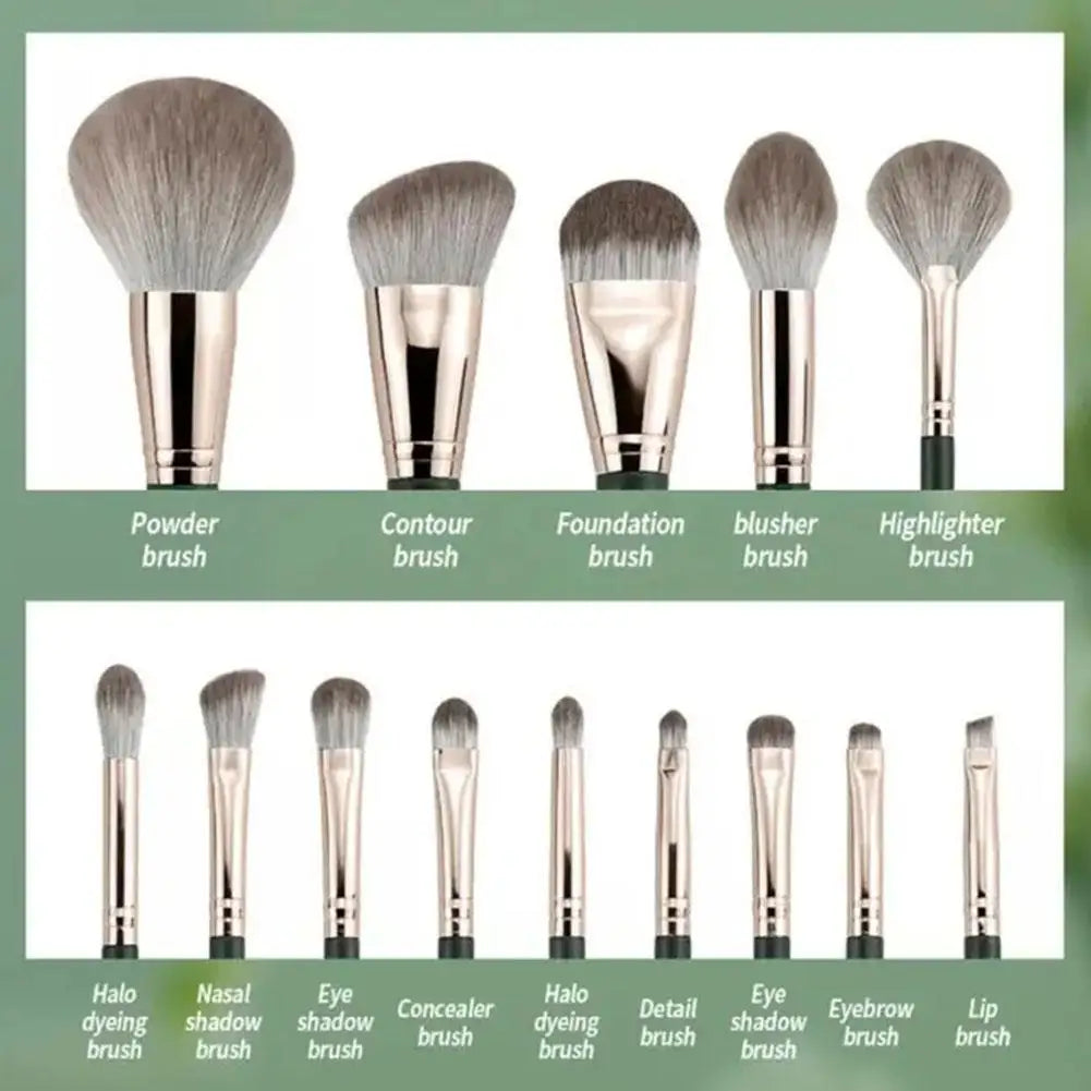 Fluffy Makeup Brushes Set Eye Shadow Foundation Women Cosmetic Powder