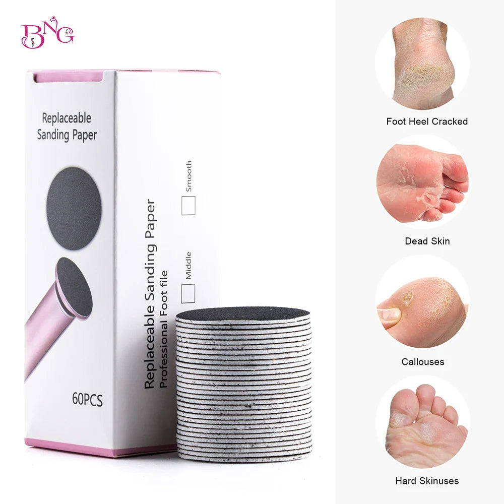 Foot Cuticle Calluses Removal Replaceable Sandpaper Disc