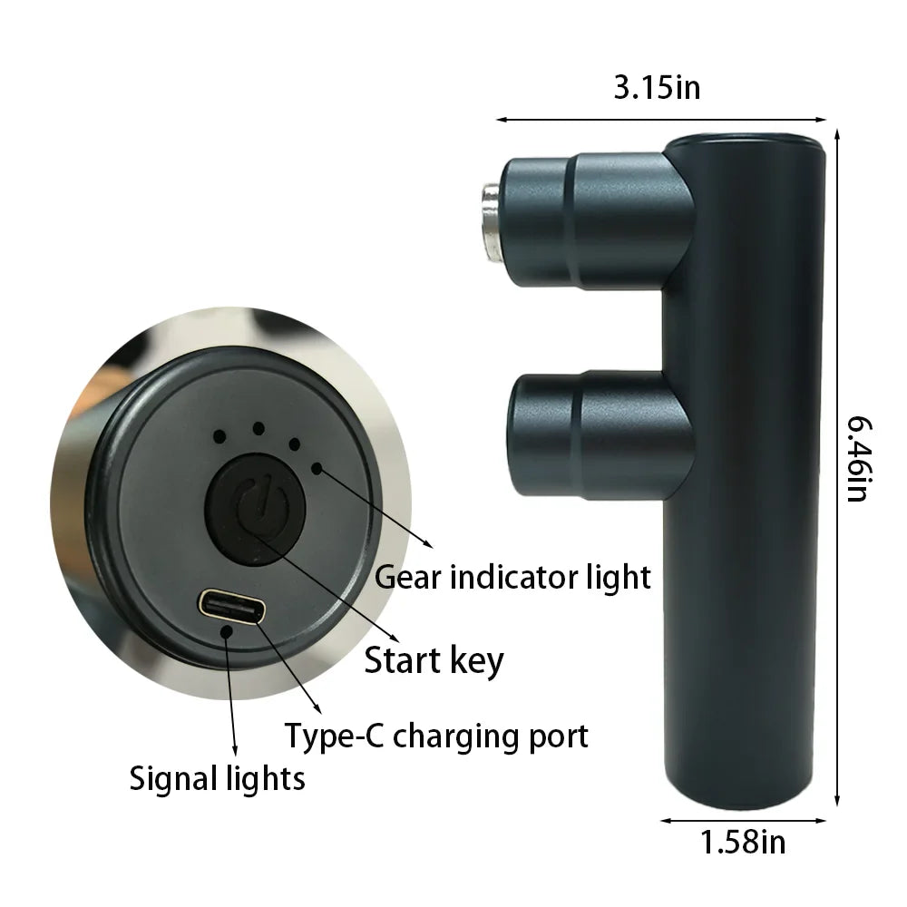 Muscle Electric Massage Gun USB Charging High Frequency Body Relax