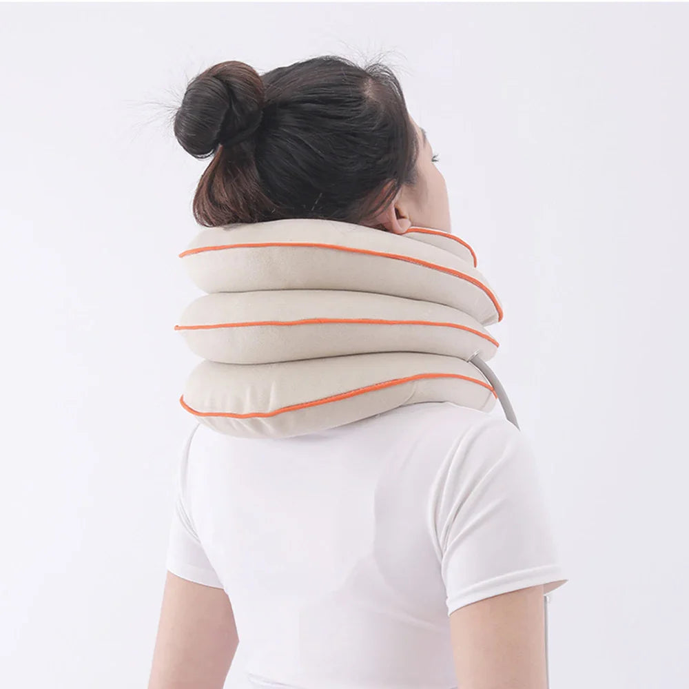 Medical Cervical Neck Traction Inflatable Neck Stretcher Brace Neck protection