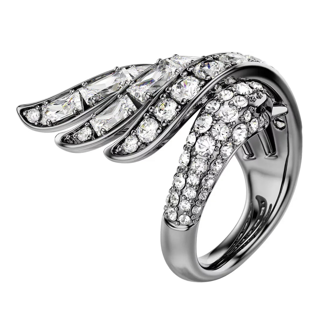 Ear clips Black Water Droplets Jewelry Wings Charms Fine Jewelry Sets