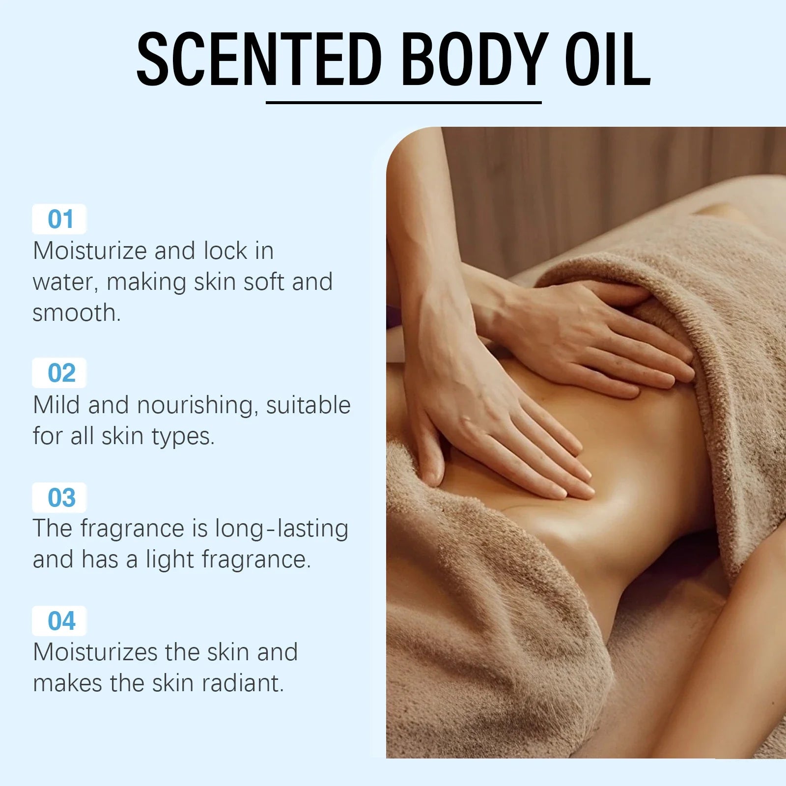 Magic Luxury Caramel Vanilla Body Massage Oil For Body Massage