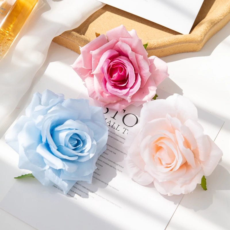 Wholesale Artificial Flowers for Scrapbook Christmas Home Decor Wedding Garden