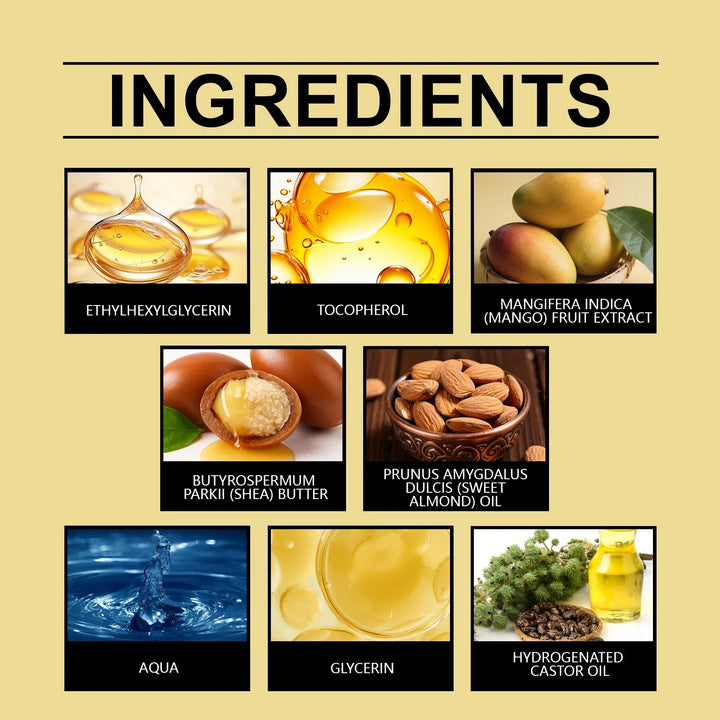 Luxury Mango & Shea Body Oil for Dry Skin Deep Nourishing Moisturize