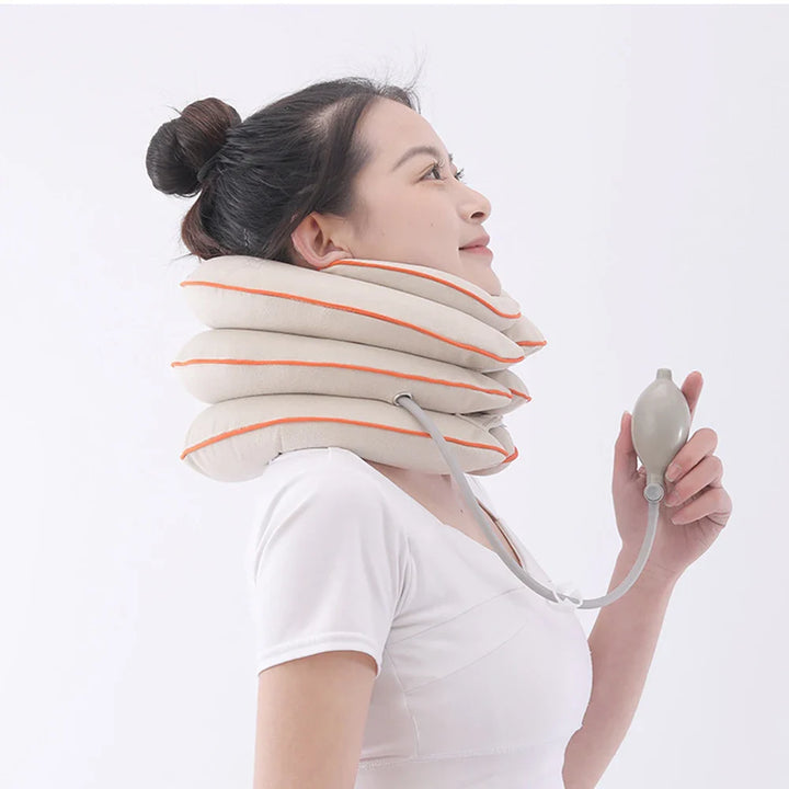 Medical Cervical Neck Traction Inflatable Neck Stretcher Brace Neck protection