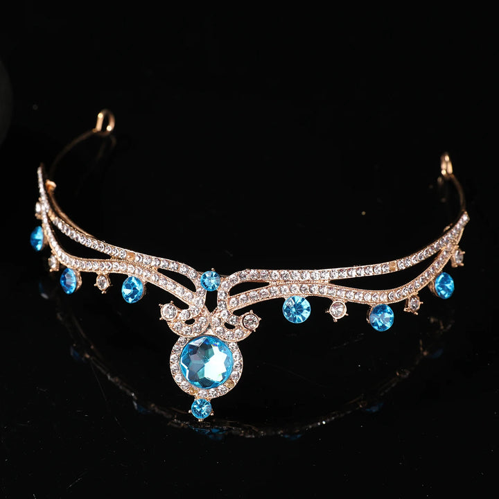 1Pcs Bridal Tiara Rhinestone Alloy Crown Bride Princess Crown Wedding Dress