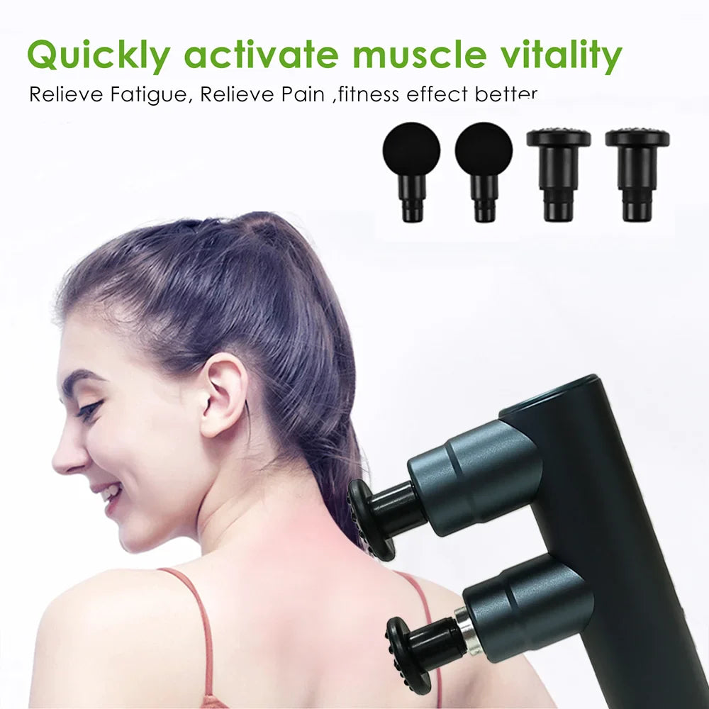 Muscle Electric Massage Gun USB Charging High Frequency Body Relax