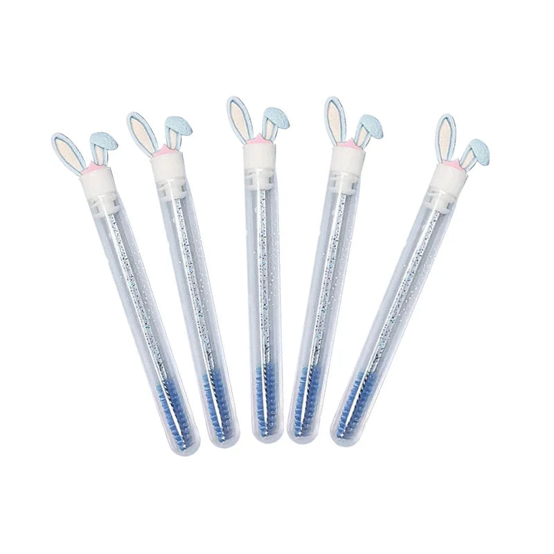 Reusable Eyelash Brush Tube Eyebrow Brush Replaceable Dustproof