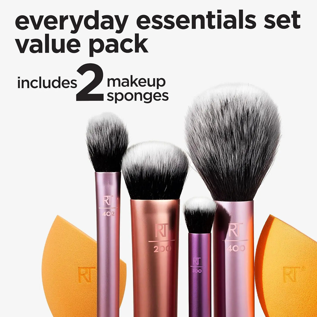 Makeup Brush Set with Sponges for Foundation, Blush Eyeshadow