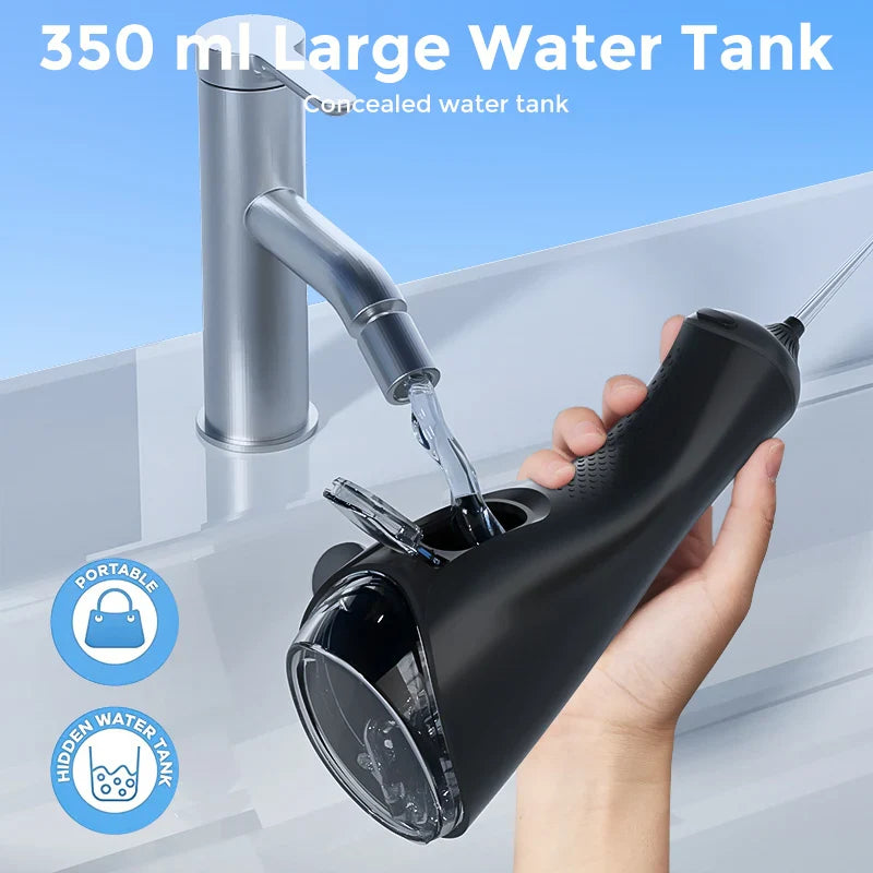 Sejoy Electric Oral Irrigator Water Dental Flosser Pick for Teeth Cordless