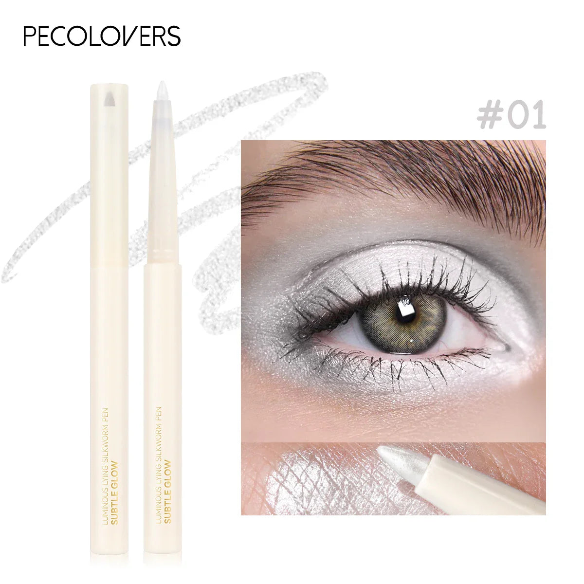 Pearlescent Waterproof Eye Shadow Pen Lying Silkworm Eyeshadow Pencil