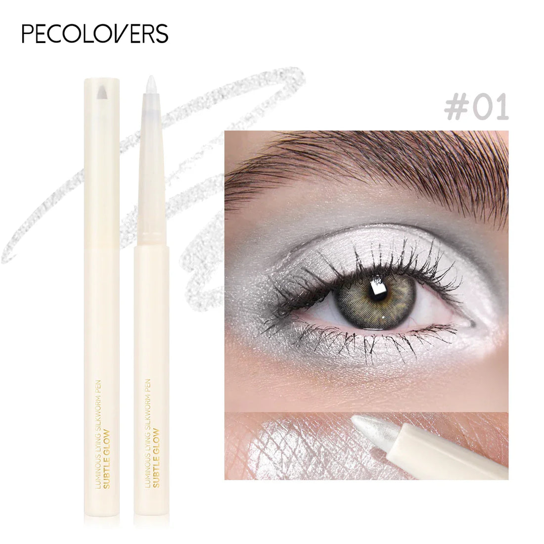 Pearlescent Waterproof Eye Shadow Pen Lying Silkworm Eyeshadow Pencil