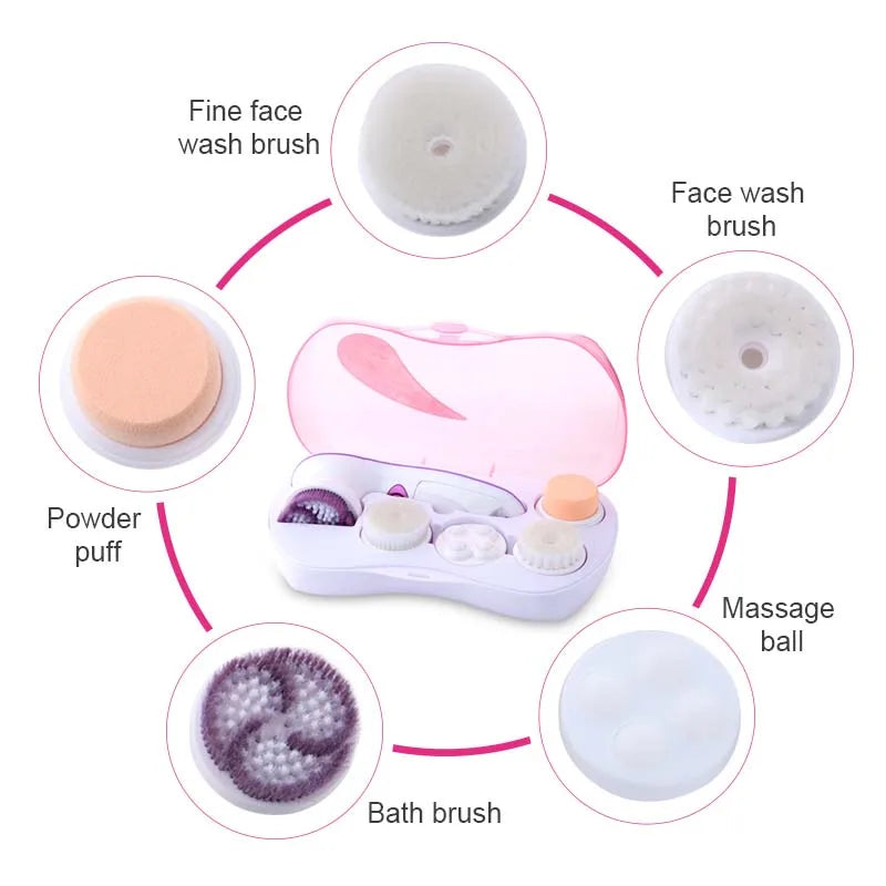 Cheap Electric Battery Face Cleansing Brush Tools Spot Blackhead