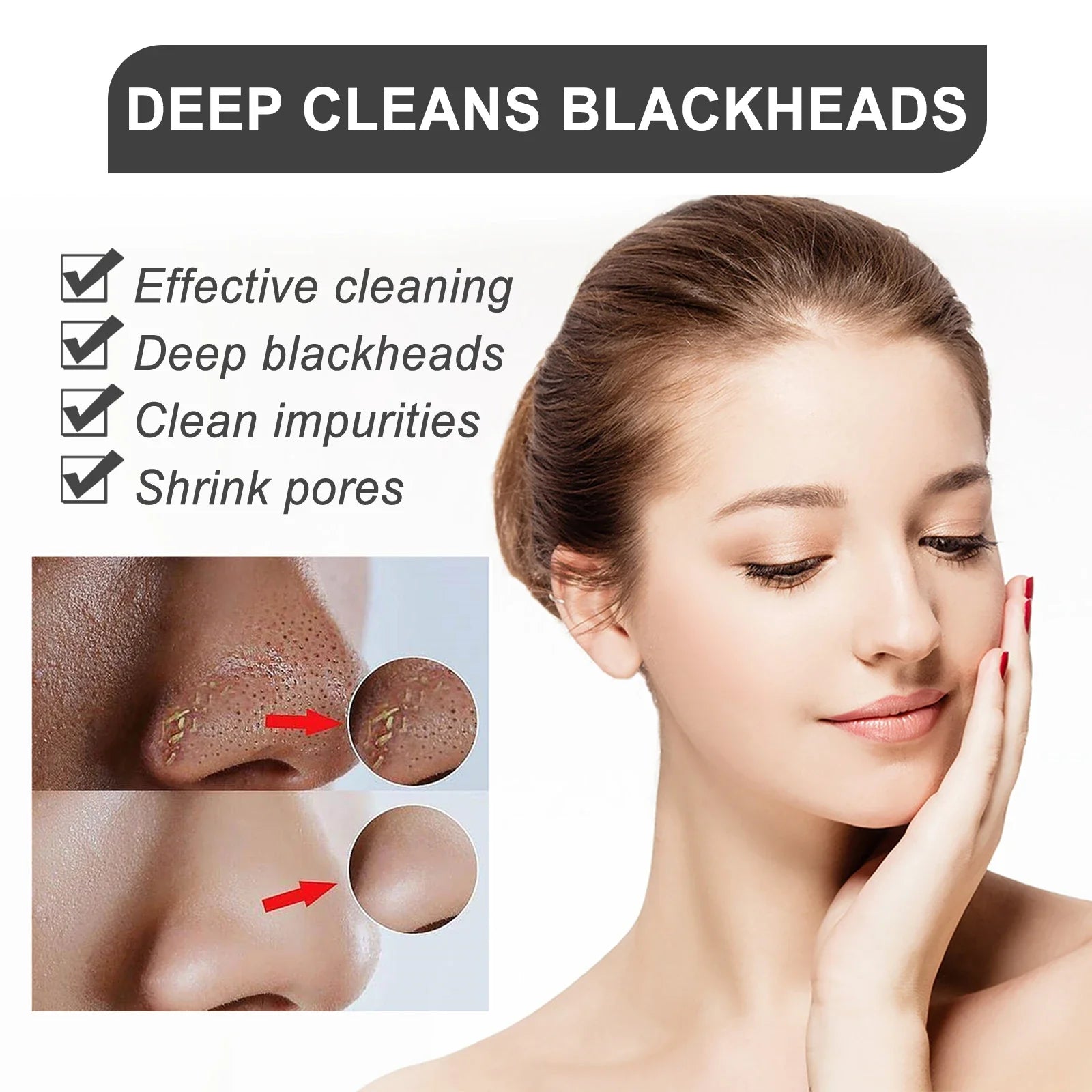 Nose Blackhead Removal Mask Deep Cleansing Skin Care Blackhead