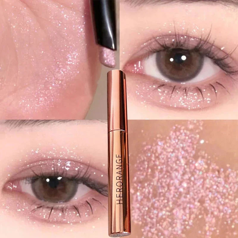 Glittering Stick Diamond Eyeshadow Pen Long Lasting Shiny Diamond Pink