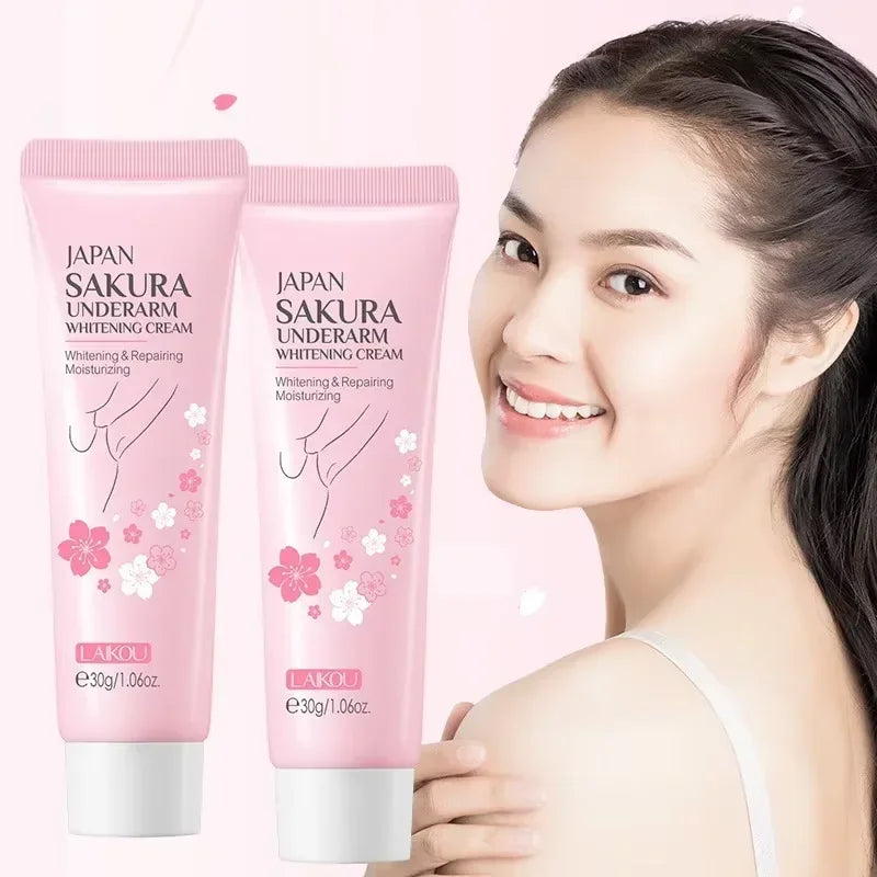 Laikou Sakura Underarm Cream Knee Buttocks Dark Skin Improve