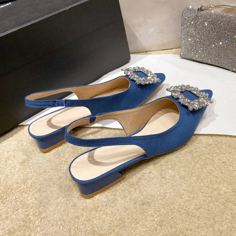 Women's Shoes French Style Baotou Sandals Women's New Small Heel